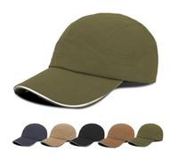 AYPOW Baseball Cap for Mens, Washed Cotton Running Cap with Reflective Brim Women, UV Protection Soft Breathable Unstructured Outdoor Sun Hat Summer Adjustable Sport Caps for Golf Tennis Walking