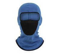 AYPOW Kids Balaclava Winter Thermal Ski Mask Unisex, Breathable Windproof Face Cover with Neck Warmer, Warm Fleece Cycling Balaclava Hood Hat Cap Under Helmet for Boys Girls Child Outdoor Sports Blue