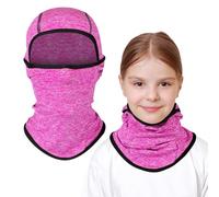 AYPOW Kids Thermal Balaclava, Winter Multifunction Windproof Warm Ski Mask Cycling Balaclava Full Face Cover Under Helmet Hat with Neck Warmer, for 2-8 Years Boys Girls Children Winter Outdoor Sports