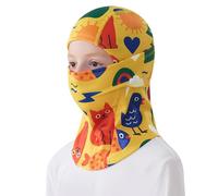 AYPOW Kids Winter Thermal Balaclava, Multifunction Windproof Warm Ski Mask Cycling Full Face Cover Under Helmet Hat with Neck Warmer, for 4-12 Years Boys Girls Children Winter Outdoor Sports