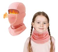 AYPOW Kids Winter Thermal Balaclava with Breathable Hole, Multifunction Windproof Warm Ski Mask Cycling Full Face Cover Under Helmet Hat with Neck Warmer, for 4-10 Years Boys Girls Children Outdoor