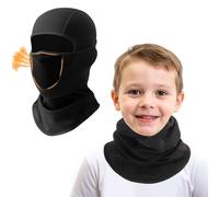 AYPOW Kids Winter Thermal Balaclava with Breathable Hole, Multifunction Windproof Warm Ski Mask Cycling Full Face Cover Under Helmet Hat with Neck Warmer, for 4-10 Years Boys Girls Children Outdoor