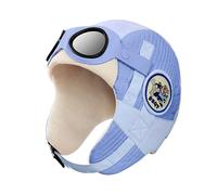 AYPOW Kids Winter Thermal Fleece Hat with Detachable Goggles Age 6-10, Outdoor Windproof Waterproof Warm Bomber Hat Trooper Trapper Caps with Earflap, for Skiing Hiking Cycling Boys Girls Children