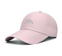 AYPOW Unisex Quick Dry Breathable Baseball Cap, Lightweight Adjustable Foldable Running Sports Caps, Summer UV Protection Outdoor Hats for Men and Women Hiking Walking Climbing Fishing Pink
