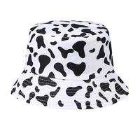 AYPOW Washed Cotton Reversible Packable Bucket Hat Women, UPF50+ Double Sided Wear Fisherman Cap Lightweight & Foldable Summer Sun Hats, Fashion Casual Ladies Girls Beach Hat for Daily Holidays Travel