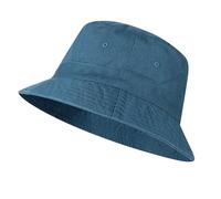 AYPOW XX-Large Bucket Hat Unisex, Big Vintage Washed Denim Cotton Outdoor Sun Hat, Oversized Foldable Breathable Fishing Hats for Outdoor Hiking Travel Men Women, Plain Colours Size 54-64cm