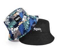AYPOW XX-Large Reversible Bucket Hat Unisex, Fashion Big Size Wide Brim Double Sided Cotton Lightweight Foldable Outdoor Sun Hat, Fishing Hats for Outdoor Beach Hiking Travel Men Women 54-65cm