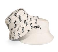 AYPOW XX-Large Reversible Bucket Hat Unisex, Fashion Big Size Wide Brim Double Sided Cotton Lightweight Foldable Outdoor Sun Hat, Fisherman Fishing Hats for Outdoor Hiking Travel Men Women 54-65cm