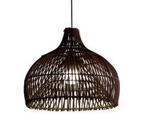 AYQJMD 17.7 Inch Adjustable Cord Pendant Light Kitchen Island Wicker Pendant Light Hanging Lamps for Living Room Ceiling Lighting for Kitchen Island Dining Room Living Room Porch