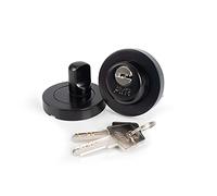 AYR 464 103-50 CM Close Door Handles and Locks, Dull Black, 51mm de diámetro