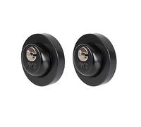 AYR 465 103-50 CC Close Door Handles and Locks, Dull Black, 51mm de diámetro