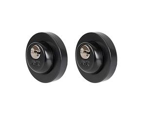 AYR 465 103-50 CC Close Door Handles and Locks, Dull Black, 51mm de diámetro