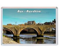 Ayr - Ayrshire- Jumbo Fridge Magnet/Magnets Gift/Souvenir/Present BBSM2024