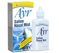 Ayr Saline Nasal Mist, 1.69-Ounce Spray Bottles (Pack of 6)