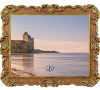 Ayr Scotland Fridge Magnets Tourism Souvenir Refrigerator Decoration Magnet