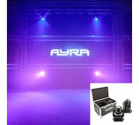 Ayra Vision 150 Wash LED Moving Head Set + Flight Case