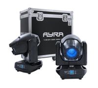 Ayra Vision 250BSW IP movinghead two-piece in flight case