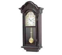 AYRELY® 91cm Big Vintage Grandfather Wall Clock with Pendulum and Chimes, Hourly & Quarter-Hour Chimes, Ash Wood Frame, Large Classic Wall Clock for Living Room, Home Décor Gift