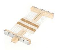 Ayrirel Tapestry Weaving Loom Kit for Adults Beginners, 17x34cm Adjustable Wooden Frame Looms for Weaving Yarn Tapestry Weaving DIY Hand-Knitted Woven Set
