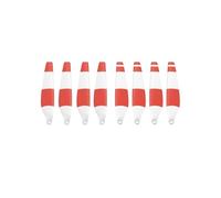 AYrMtH Fit For Mini 3 Pro and Mini 4 Pro Drone Replacement Propellers 8PCS 6030F Propellers, Low Noise Weight Wing(8pcs White Red)