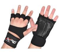 AYRO Ventilated Training Gloves for Men and Women, Weight Lifting Gloves with Built-in Wrist Wraps, Ideal for Fitness and Weightlifting (New Glove