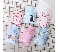 Ayrsjcl 2pc Hot Water Bottle Portable Hand Warmer Pocket Hand Feet Hot Water Bags