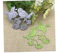 Ayrsjcl Cutting Die Birds on the Tree Metal Stencil for Diy Scrapbooking Album Embossing Paper Cards Crafts Die Cuts