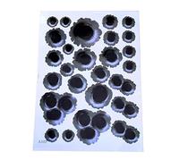 Ayrsjcl Stickers Fake Hole Decal Sticker Car-Covers Motorcycle Scratch Realistic Hole Waterproof Stickers 1pc Black