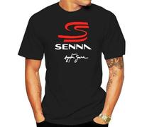 Ayrton Senna 1 T Shirt Character Novelty T-Shirt Man Spring Humor Funky Tshirt Big Sizes Men Tee Shirt Graphic Black