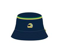 Ayrton Senna F1 Reversible Bucket Hat Blue