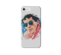 Ayrton Senna Silicone White iPhone Case for iPhone Xs Gifts Merchandise Gifts for Women Men UK