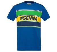 Ayrton Senna T-Shirt - Blue Hashtag, Formula 1, white, XXL