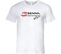 Ayrton Senna Tribute Womens Men T Shirts Helmet Tee Mens Tees (Large)