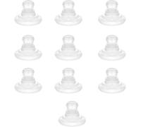 Aysatogc 50PCS Silicone Earring Backs, Soft Clear Earring Backs for Droopy Ears Safety Back for Wire Ear Loop Locking Rubber Earrings Stoppers for Women Men