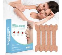Aysoi Anti Snoring Nasal Strips - Drug-Free Breathing Aid with Dual Elastic Bands, Breathable Non-Woven Fabric for All-Night Comfort