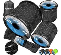 Aystkniet 750LB Paracord Rope, 11 Strands Parachute Cord 50M / 164FT, 4mm Reflective Tactical Rope | Ideal for Paracord Bracelet Kit, DIY, Crafting, Camping, Survival, Outdoor and Home Improvement