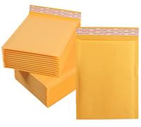 AYSUM 20Pcs Padded Envelopes 300 x 400mm Large Kraft Bubble Mailers Self-Seal Postal Wrap Envelope for Mailing or Packaging (Gold)
