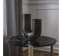 AYTM Arura vase, black, height 40 cm, width 34 cm, glass