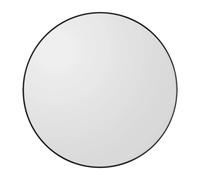 AYTM Circum mirror, clear / black, Ø 50 cm, glass, MDF wood
