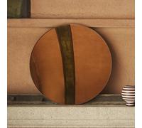 AYTM Circum mirror, amber, Ø 70 cm, glass, MDF wood