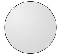 AYTM Circum mirror, clear / black, Ø 50 cm, glass, MDF wood