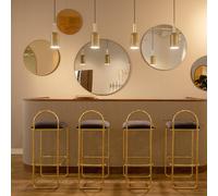 AYTM Circum mirror, clear / grey-brown, Ø 50 cm, glass, wood