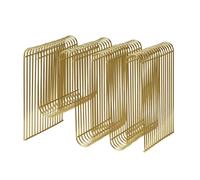 AYTM Curva newspaper stand brass