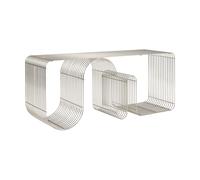 AYTM Curva seating bench 100 cm Silver
