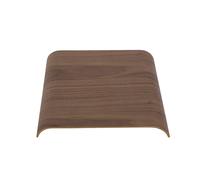 AYTM Curva tray, walnut-coloured, 33 x 32 x 4 cm, wood