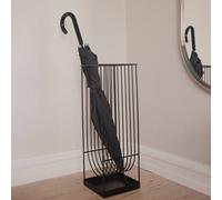 AYTM Curva umbrella stand, black, height 56 cm, steel