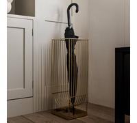 AYTM Curva umbrella stand, gold-coloured, height 56 cm, steel