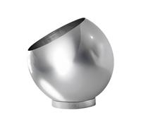 AYTM Globe flower pot, Ø 21 cm, silver, stainless steel