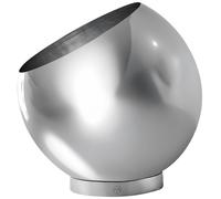 AYTM - Globe Flower Pot Ø21 cm, Silver - Silver