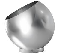 AYTM - Globe Flower Pot Ø30 cm, Silver - Silver